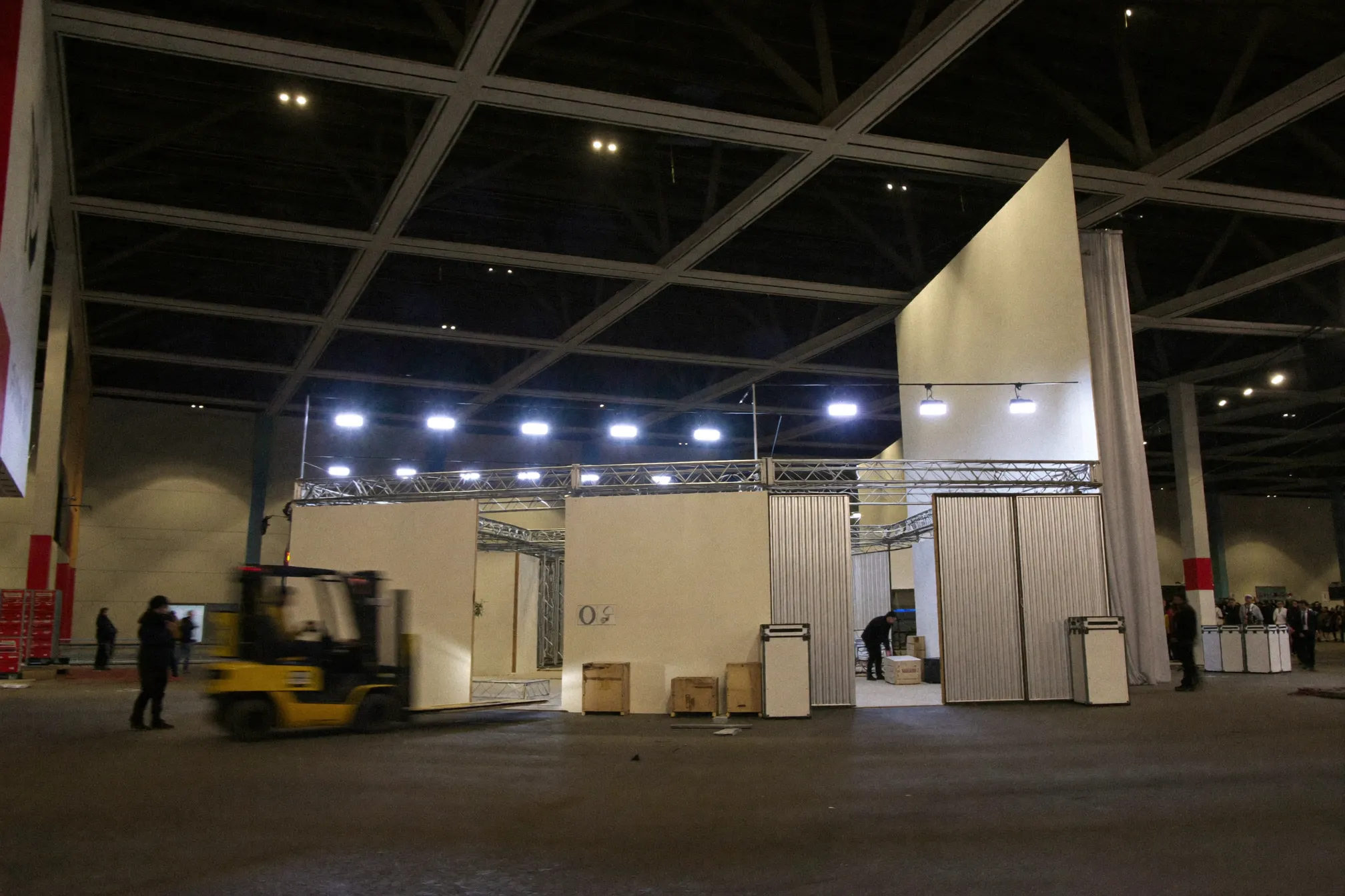 Messe- & Eventbau: Alltagsszene aus der Branche